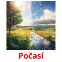 Počasí Tarjetas didacticas