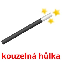 kouzelná hůlka Tarjetas didacticas