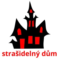 strašidelný dům Tarjetas didacticas