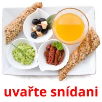 uvařte snídani Tarjetas didacticas