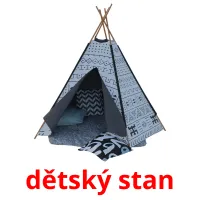 dětský stan cartes flash