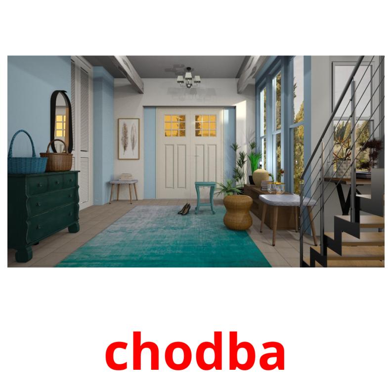 chodba picture flashcards