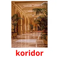 koridor Tarjetas didacticas