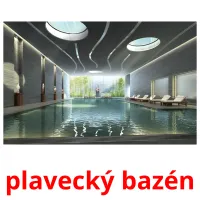 plavecký bazén Tarjetas didacticas