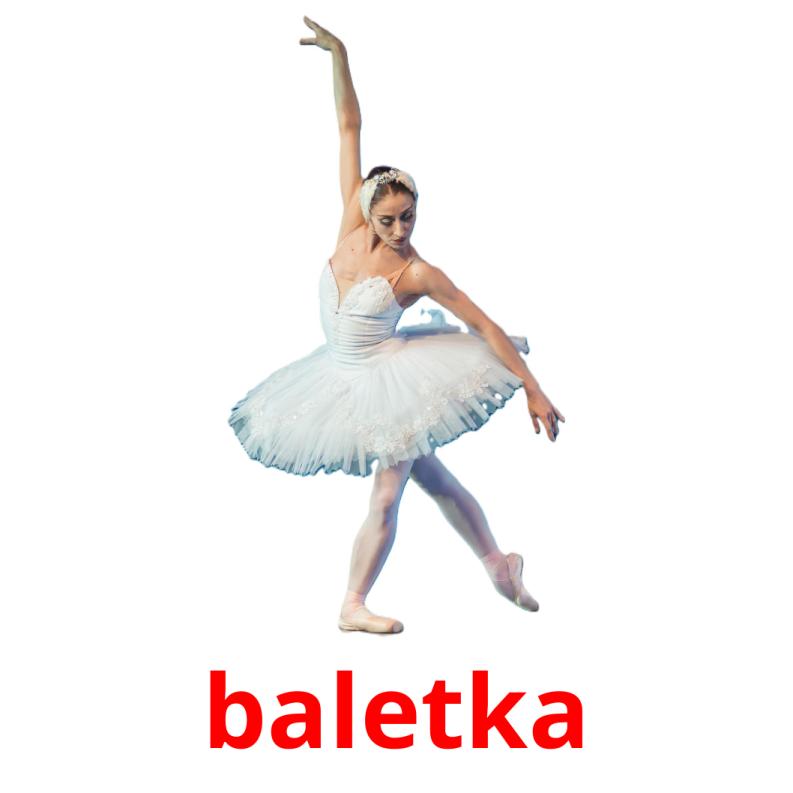 baletka picture flashcards