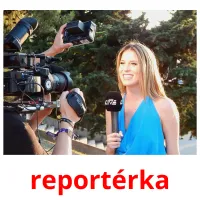 reportérka Tarjetas didacticas