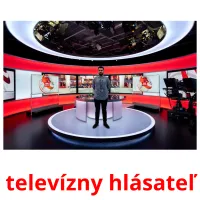 televízny hlásateľ Tarjetas didacticas