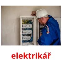 elektrikář picture flashcards