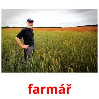 farmář picture flashcards