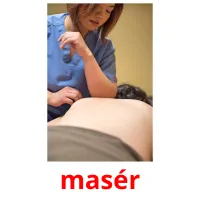 masér picture flashcards