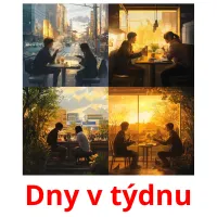 Dny v týdnu Tarjetas didacticas