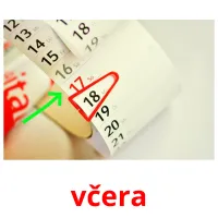 včera Tarjetas didacticas