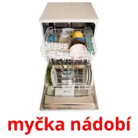 myčka nádobí Tarjetas didacticas