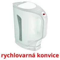 rychlovarná konvice Tarjetas didacticas