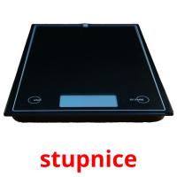 stupnice picture flashcards