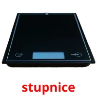 stupnice Tarjetas didacticas