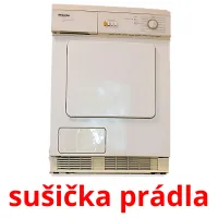 sušička prádla Tarjetas didacticas