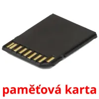 paměťová karta Tarjetas didacticas