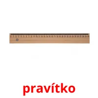 pravítko Tarjetas didacticas