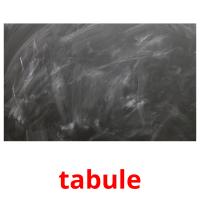 tabule picture flashcards