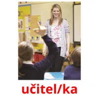 učitel/ka Tarjetas didacticas