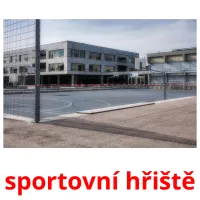 sportovní hřiště Tarjetas didacticas