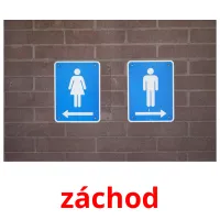 záchod Tarjetas didacticas