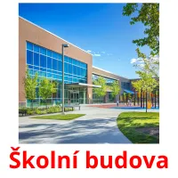 Školní budova Tarjetas didacticas