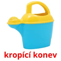 kropící konev Bildkarteikarten