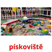 pískoviště Bildkarteikarten