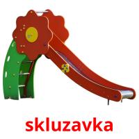 skluzavka flashcards illustrate