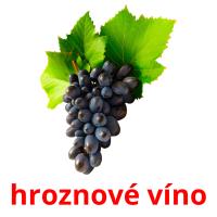hroznové víno card for translate