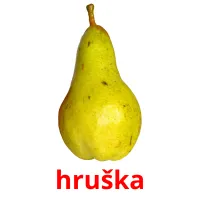 hruška Tarjetas didacticas