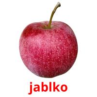 jablko picture flashcards