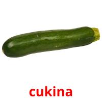 cukina picture flashcards