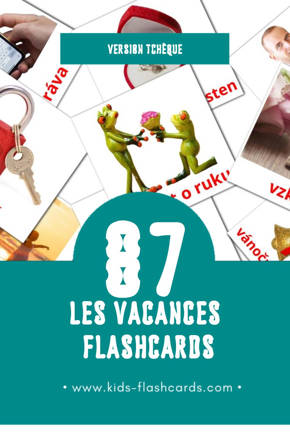 Flashcards Visual Svátky pour les tout-petits (44 cartes en Tchèque)