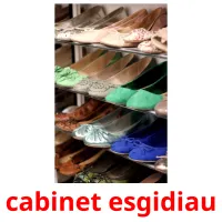 cabinet esgidiau ansichtkaarten