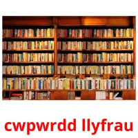 cwpwrdd llyfrau ansichtkaarten