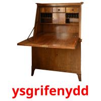 ysgrifenydd picture flashcards