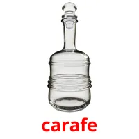 carafe cartes de vocabulaire