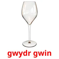 gwydr gwin cartes de vocabulaire