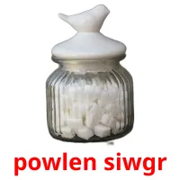 powlen siwgr cartes de vocabulaire