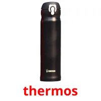 thermos cartes de vocabulaire