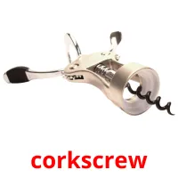 corkscrew flashcards illustrate