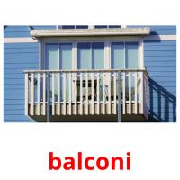 balconi Bildkarteikarten