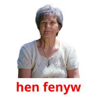 hen fenyw picture flashcards