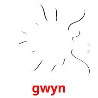 gwyn cartões com imagens
