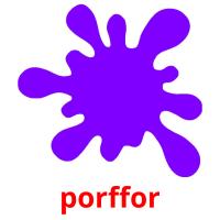 porffor picture flashcards