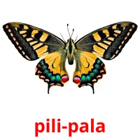 pili-pala flashcards illustrate