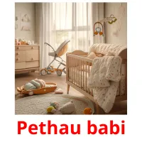 Pethau babi flashcards illustrate